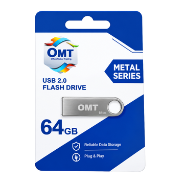OMT Metal Series USB 2.0 Flash Drives 2GB to 64GB — portable storage UAE