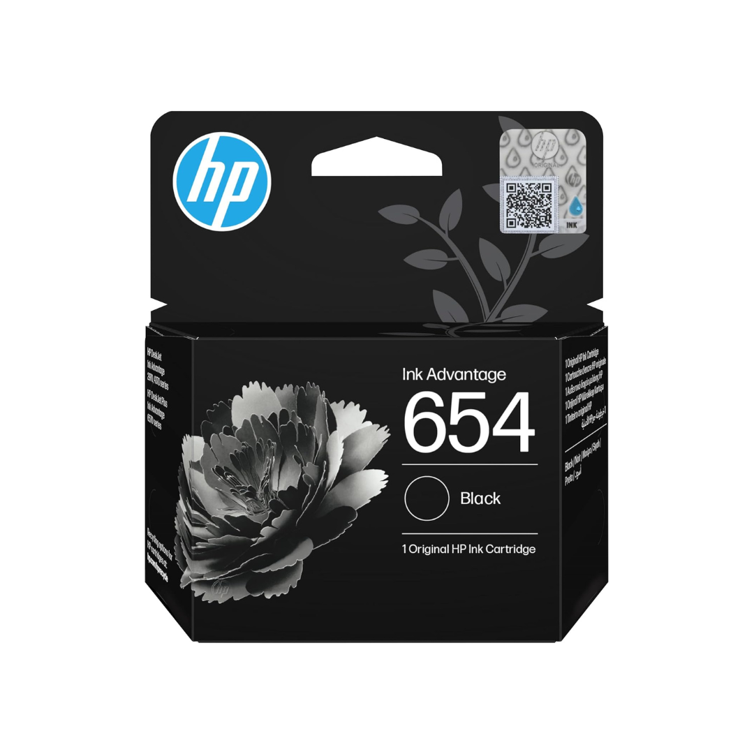HP 654 Black Original Ink Cartridge-7FP39UE BHL