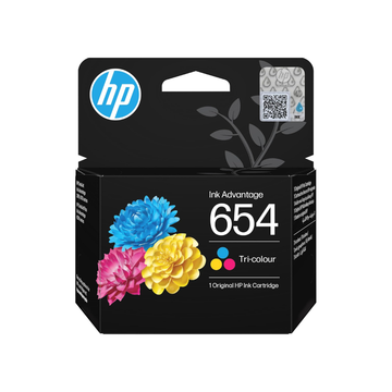 HP 654 Tri Color Ink Cartridge-7FP38UE BHL