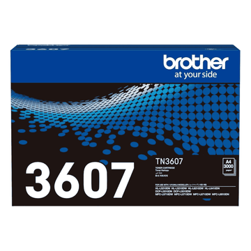 Brother Genuine TN-3607 Standard Yield Black Ink Printer Toner Cartridge
