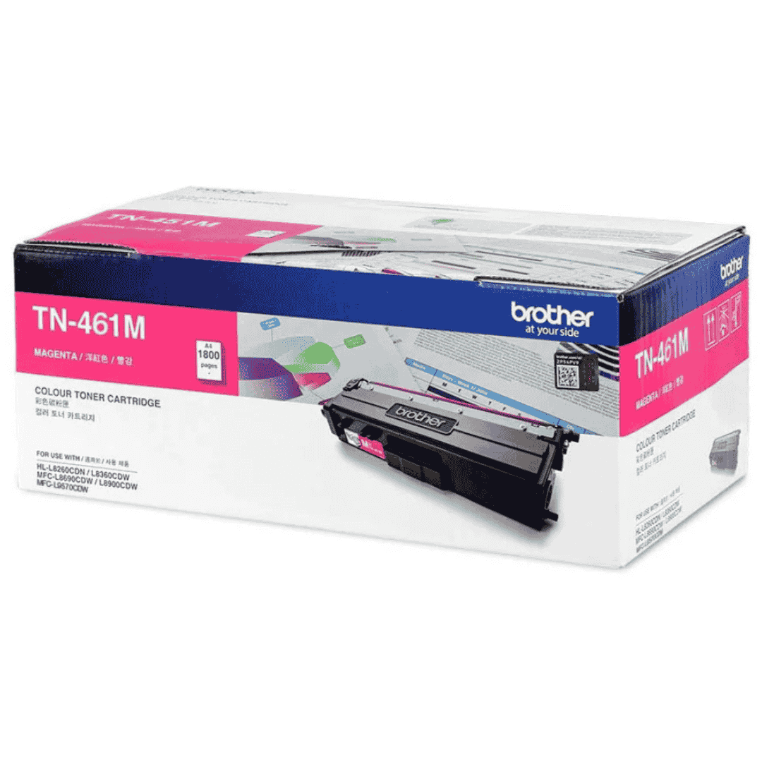 Brother Genuine TN-461M Standard Yield Magenta Ink Printer Toner Cartridge