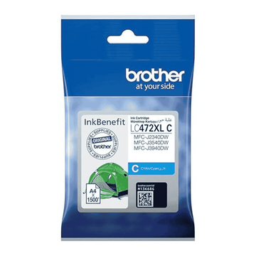 Brother LC472XL High Capacity Ink Cartridge (Cyan)