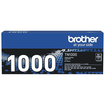 Brother Laser Toner Cartridge - TN1000, Black
