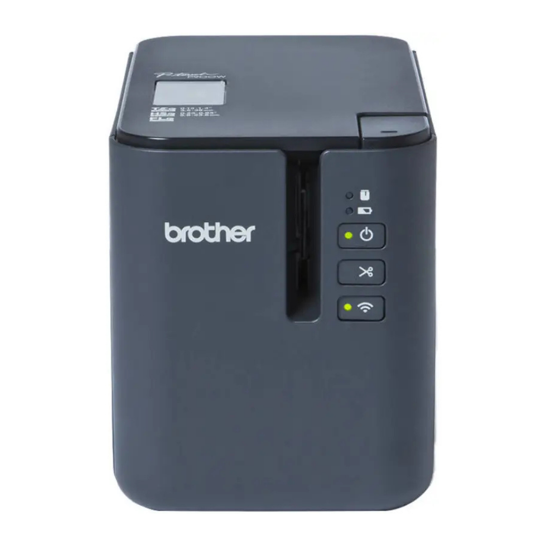 Brother PT-P900W Label Maker, Wireless/USB/Network, P-Touch Professional Label Printer, Portable, Up to 36mm Labels, Includes AC Adapter/USB Cable/36mm Black on White Tape Cassette