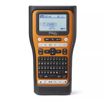 Brother PT‑PTE560BTVP Up to 18 mm Laminated Labels Industrial Handheld Label Printer