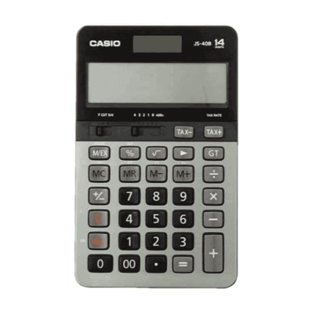 CASIO 14 digits HEAVY DUTY Calculator js-40b
