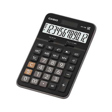 Casio AX-12B Lcd Electronic Calculator