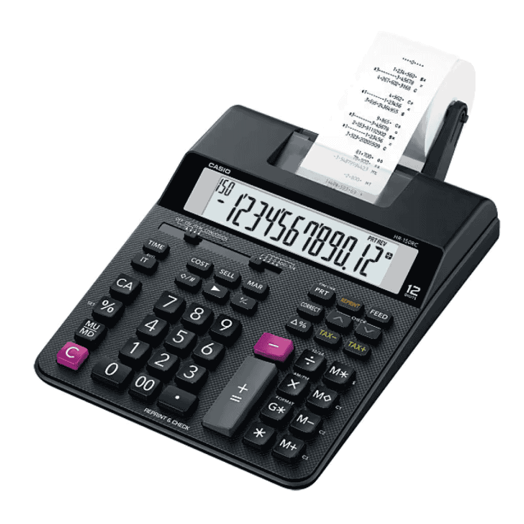 Casio Calculator - HR-150-RC PRINTING CALCULATOR