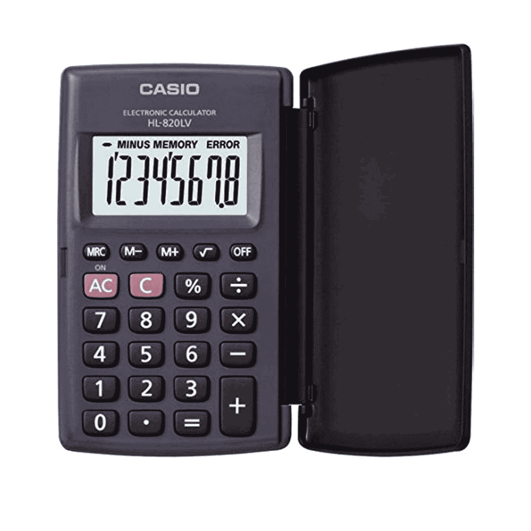 Casio Calculator HL-820LV-BK - Pocket