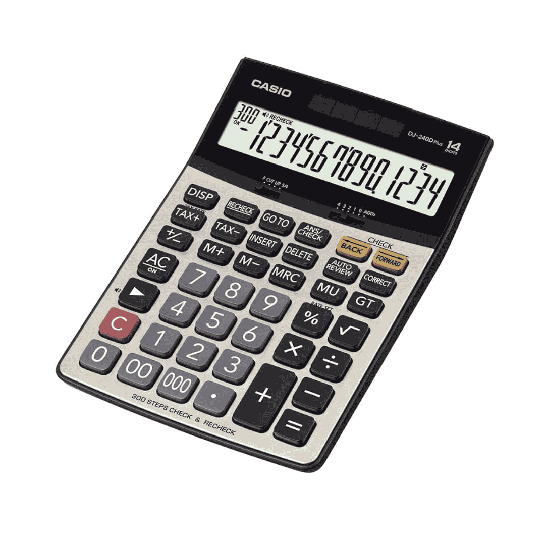 Casio DJ-240DPLUS Desktop Calculator