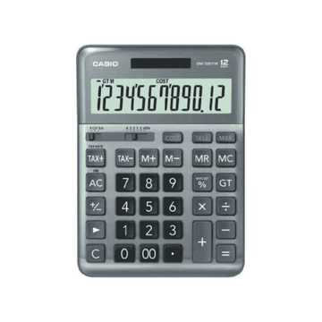 Casio Dm-1200Fm-W-Dp Digital Desktop Calculator