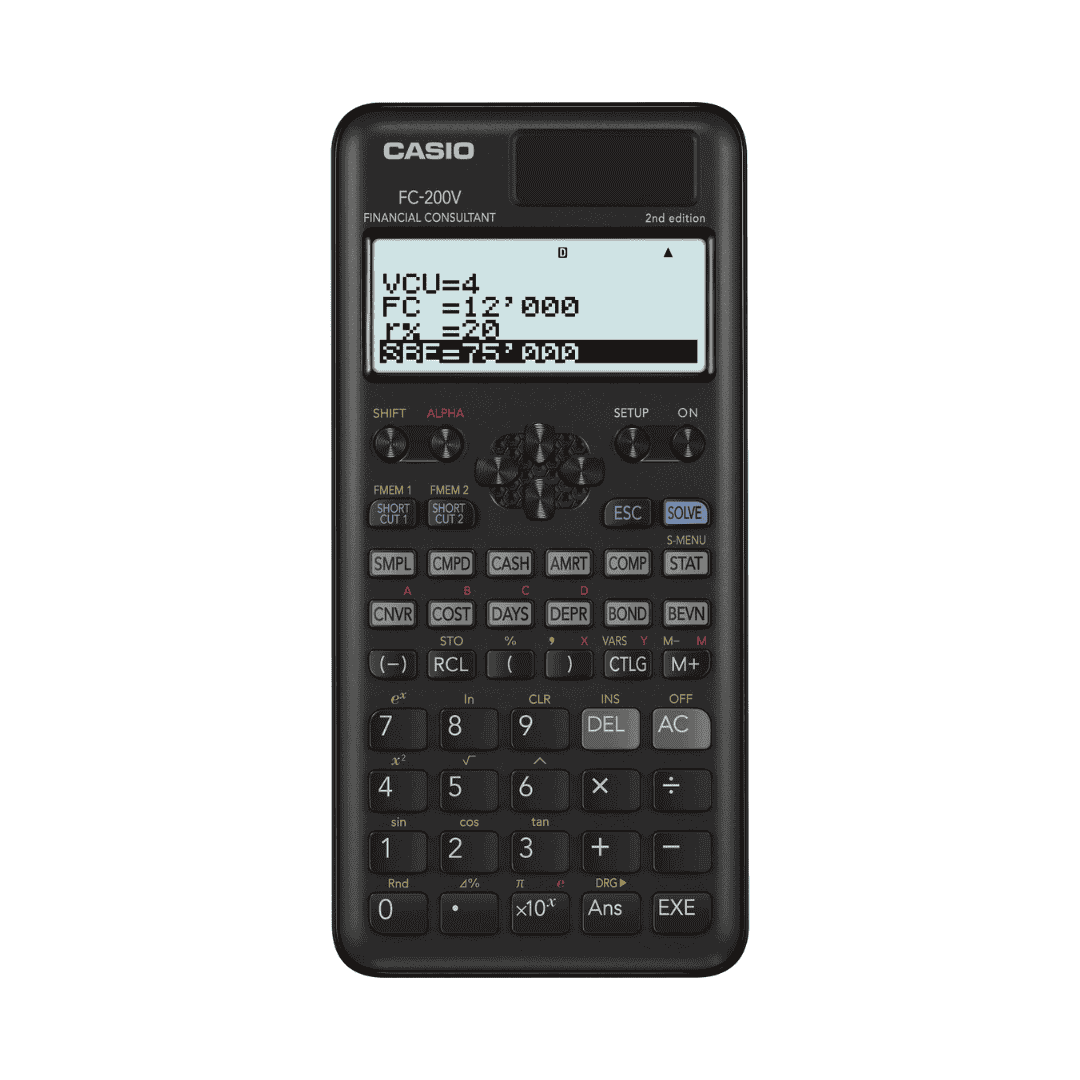 Casio FC-200V-2nd Edition Financial Calculator