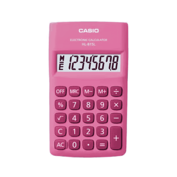 Casio HL-815L-PK-S-DP Digital Portable Calculator