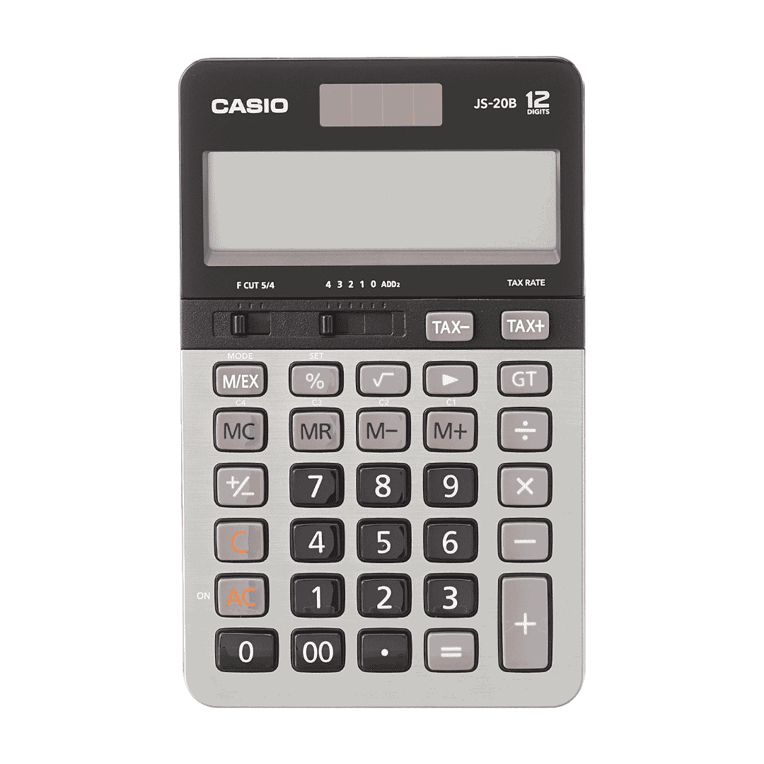 Casio JS-20B Heavy Duty Calculator