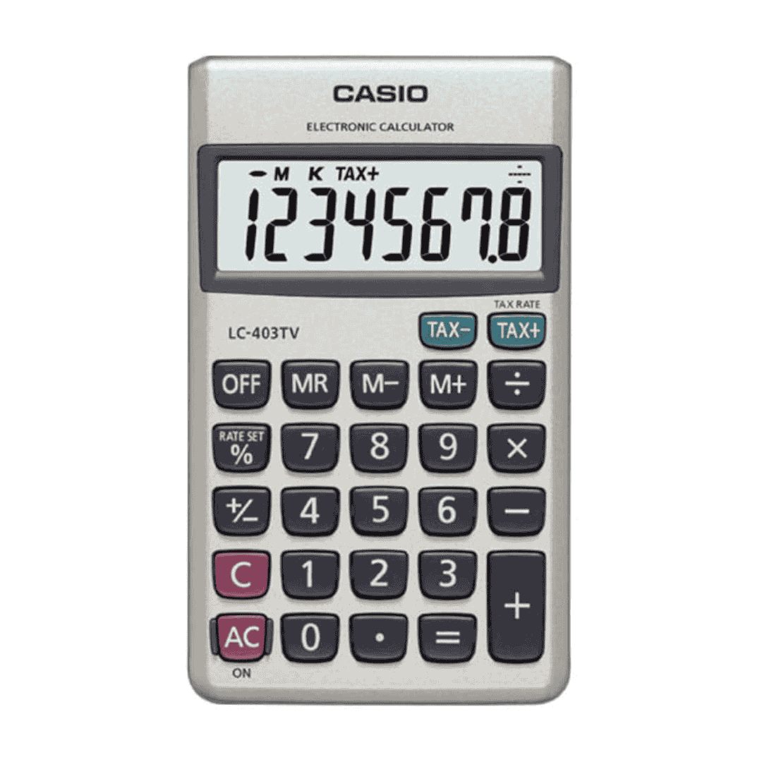 Casio Lc-403Tv Portable Calculator