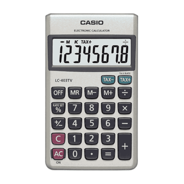 Casio Lc-403Tv Portable Calculator