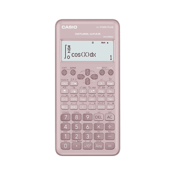 Casio Standard Scientific Calculators Non Programmable 10 + 2 digits 417 Functions Pink Color FX-570ESPLUS2PKWDT.