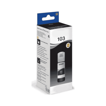 Epson 103 Ecotank Ink Bottle, Black Ink For Printer Refill, 65ml