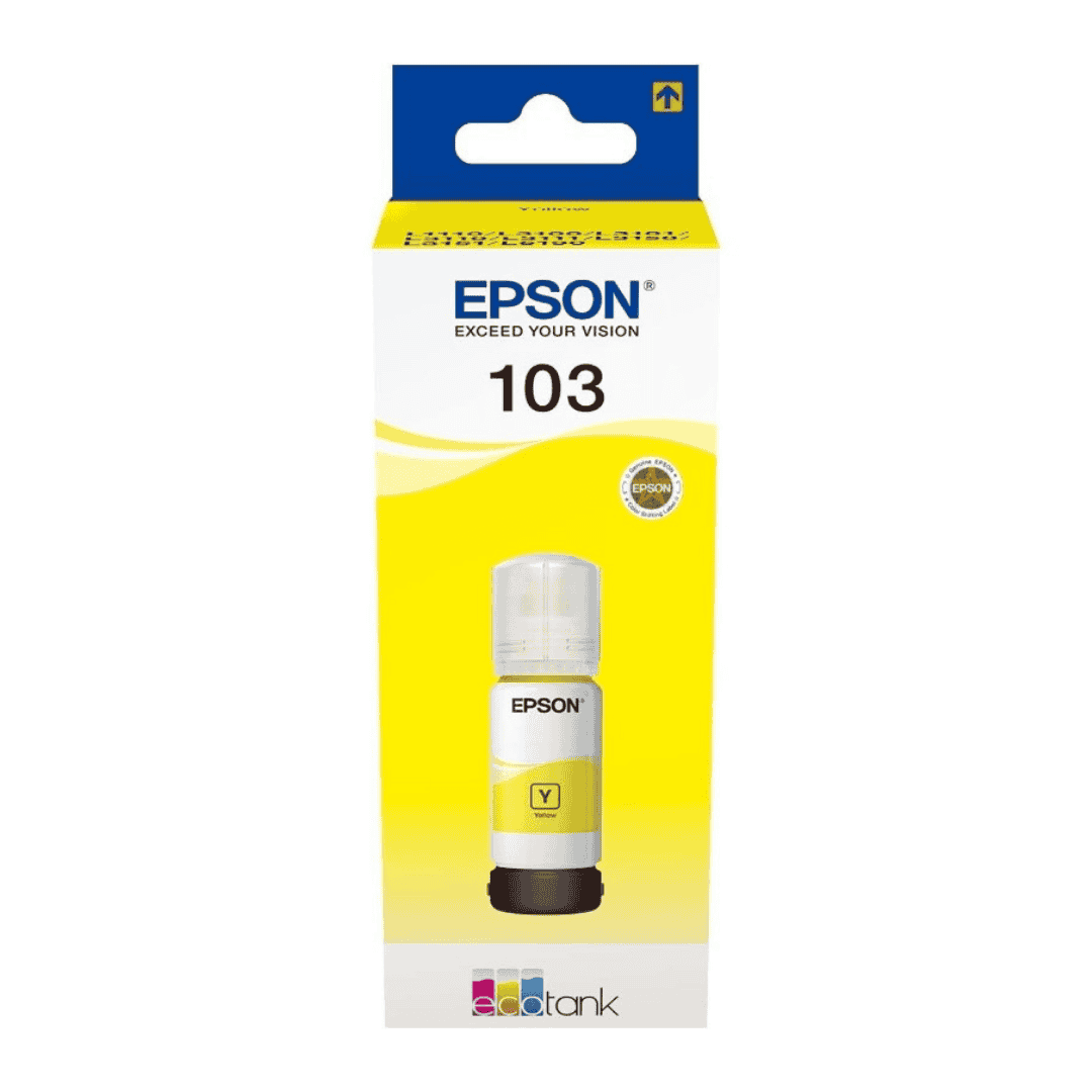 Epson 103 Ecotank Ink Bottle, Yellow