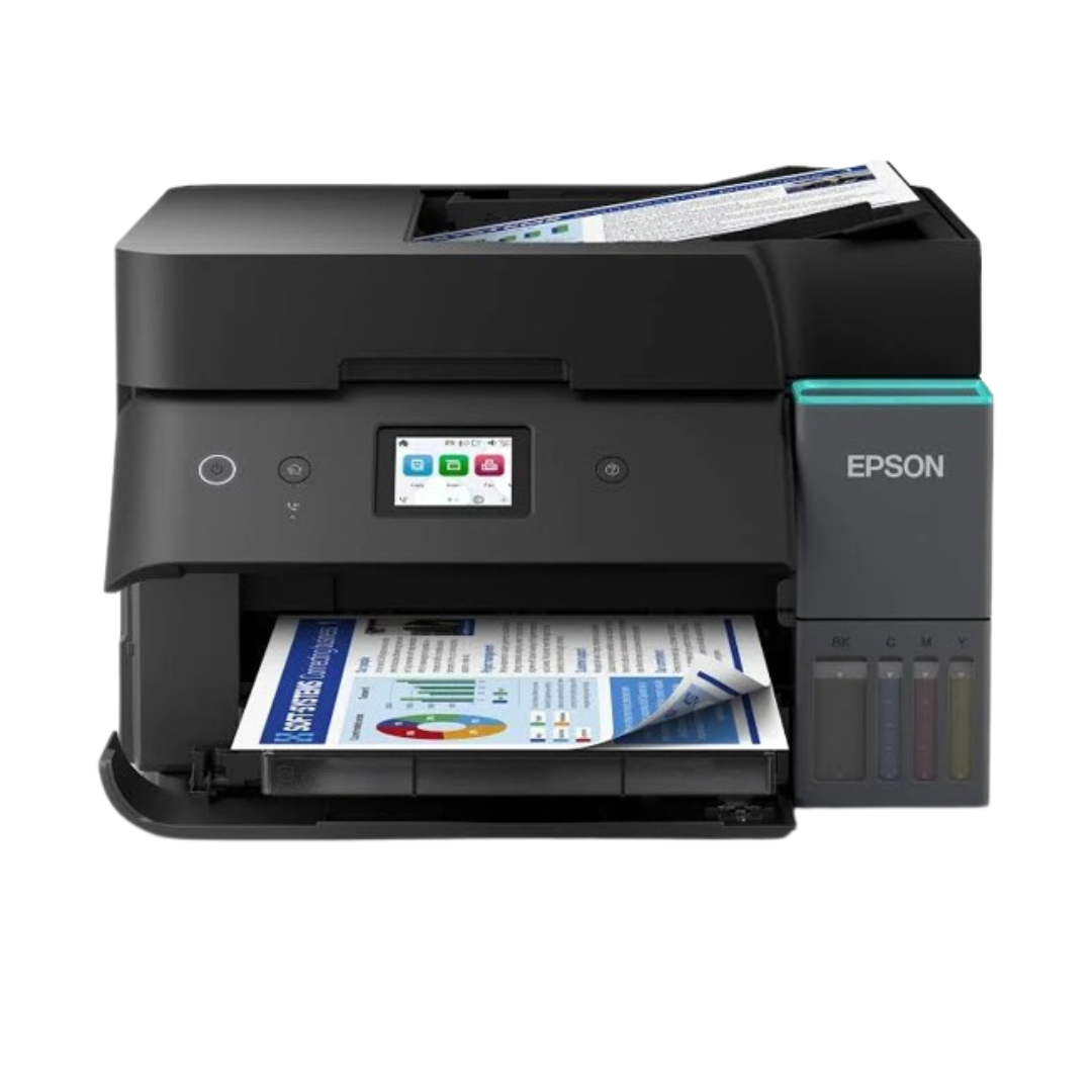 Epson EcoTank L6390 A4 All-in-One Ink Tank Printer | Wi-Fi, Automatic Duplex Printing, Scan, Copy & Fax | Black | 1-Year Warranty