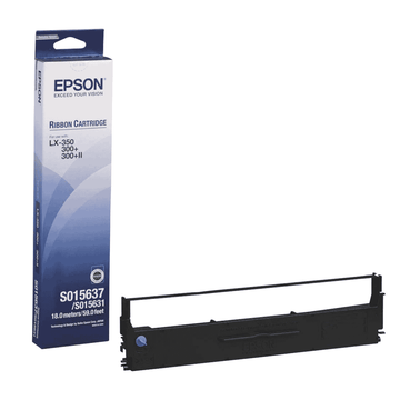 Epson LX-350 Ribbon Cartridge, Black – S015637