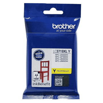Genuine Brother LC3719XL Yellow High Yield Ink Cartridge – Yield ~1,500 Pages