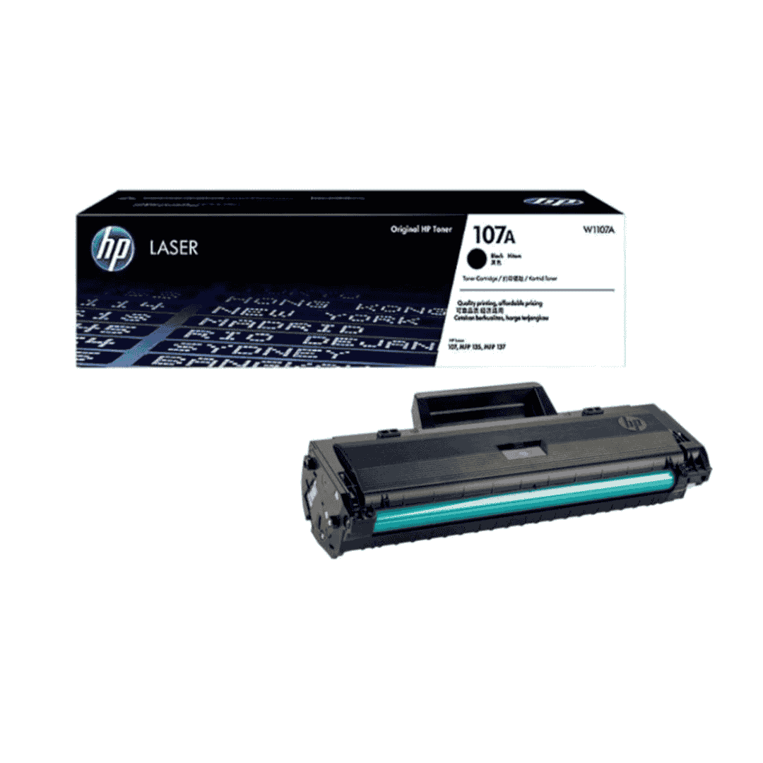 Hp Ink 107 HP 107A Black Toner Cartridge - 1000 pages W1107A – Sea Waves Store