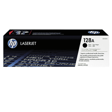 HP 128A Black LaserJet Toner Cartridge | CE320A