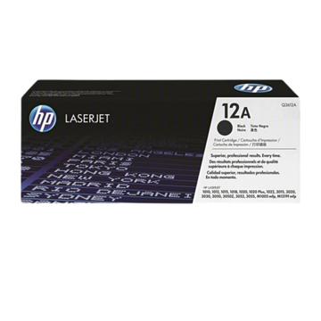 HP 12A Black Original Toner Cartridge Q2612AG | Genuine Black Laser Toner