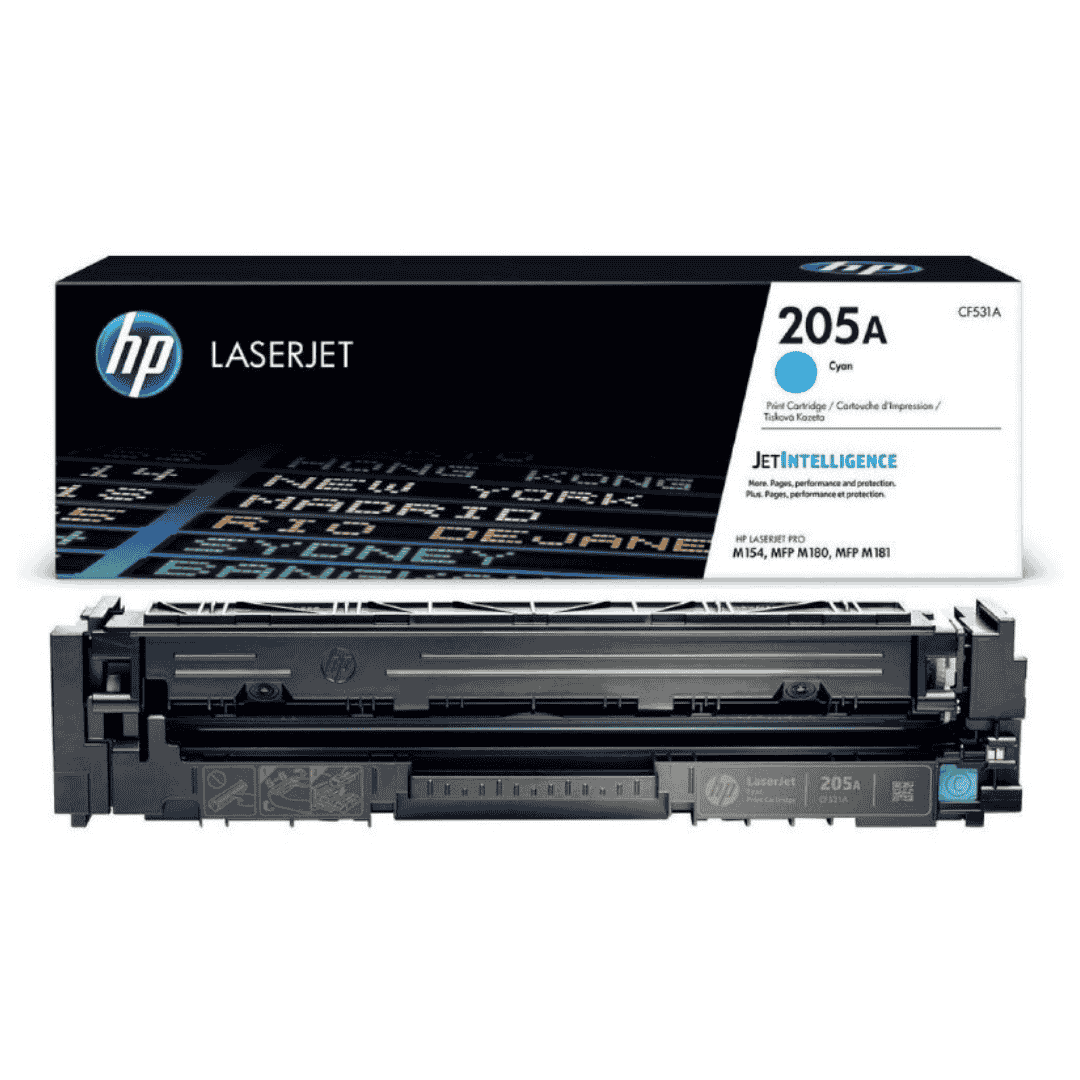 HP 205A Cyan LaserJet Toner Cartridge-CF531A