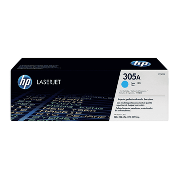 HP 305A (CE411A) Cyan Original LaserJet Toner Cartridge