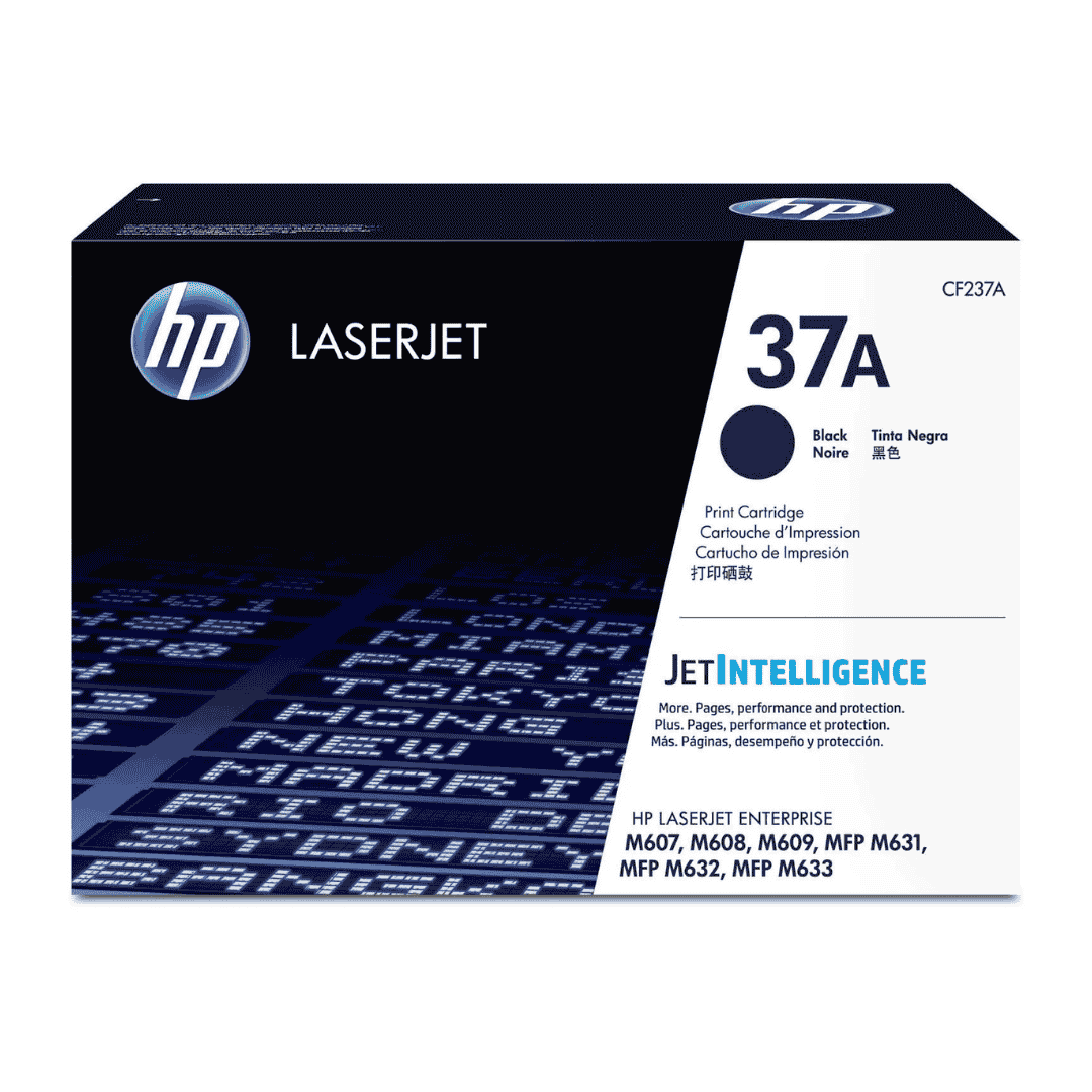 HP 37A Black LaserJet Toner Cartridge CF237A