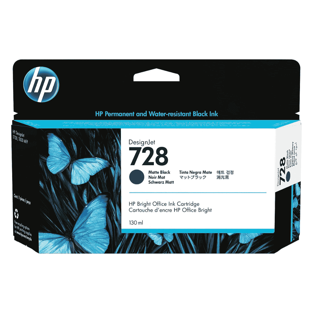 HP 3WX25A Ink Matte Black HP728 130ml