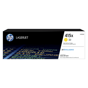 HP 415X High Yield Yellow Original LaserJet Toner Cartridge