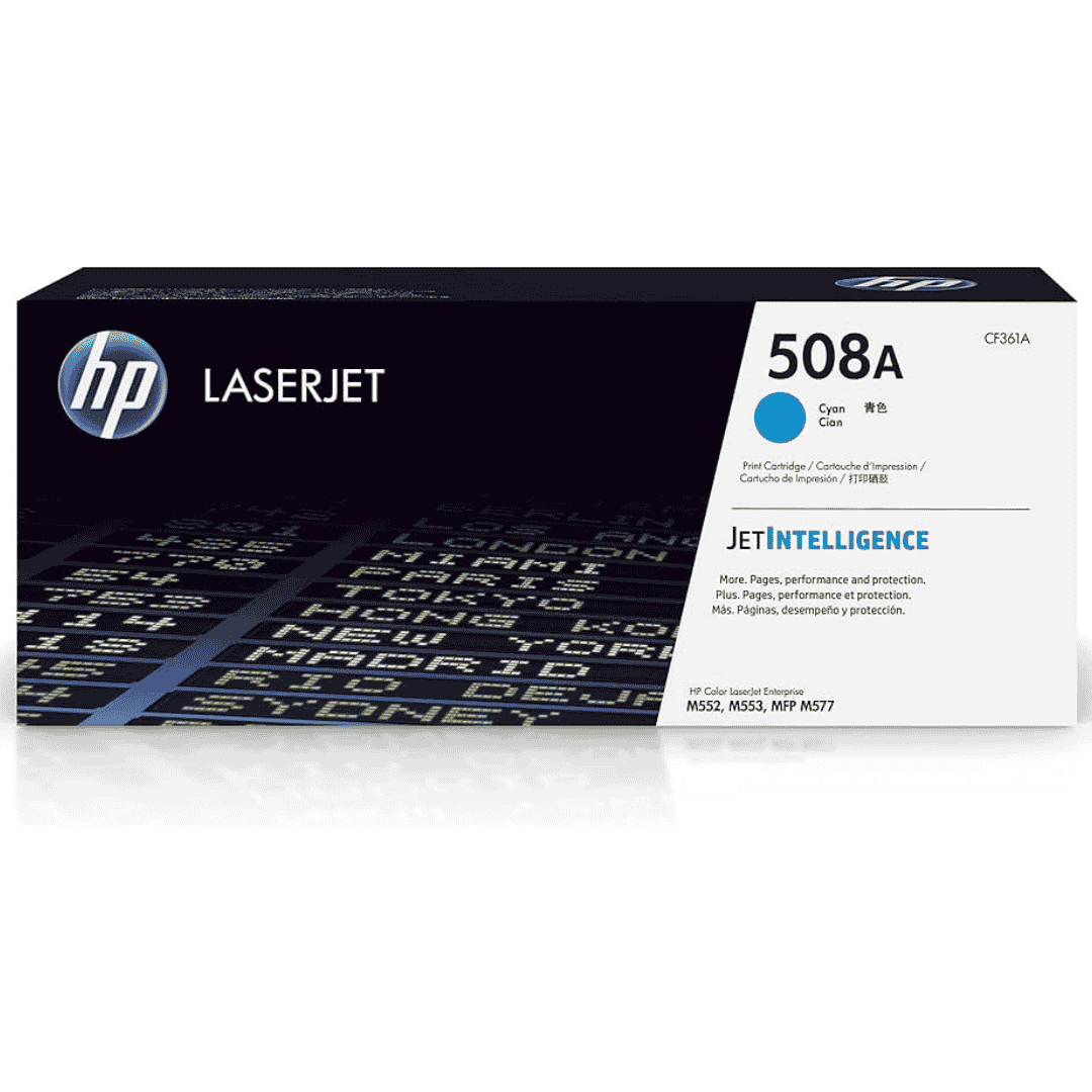HP 508A (CF361A) Cyan Original Laserjet Toner Cartridge