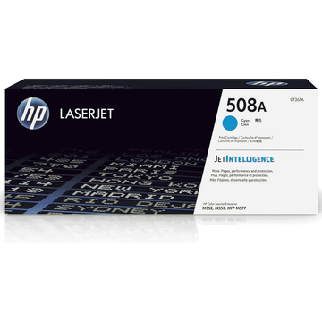 HP 508A (CF361A) Cyan Original Laserjet Toner Cartridge