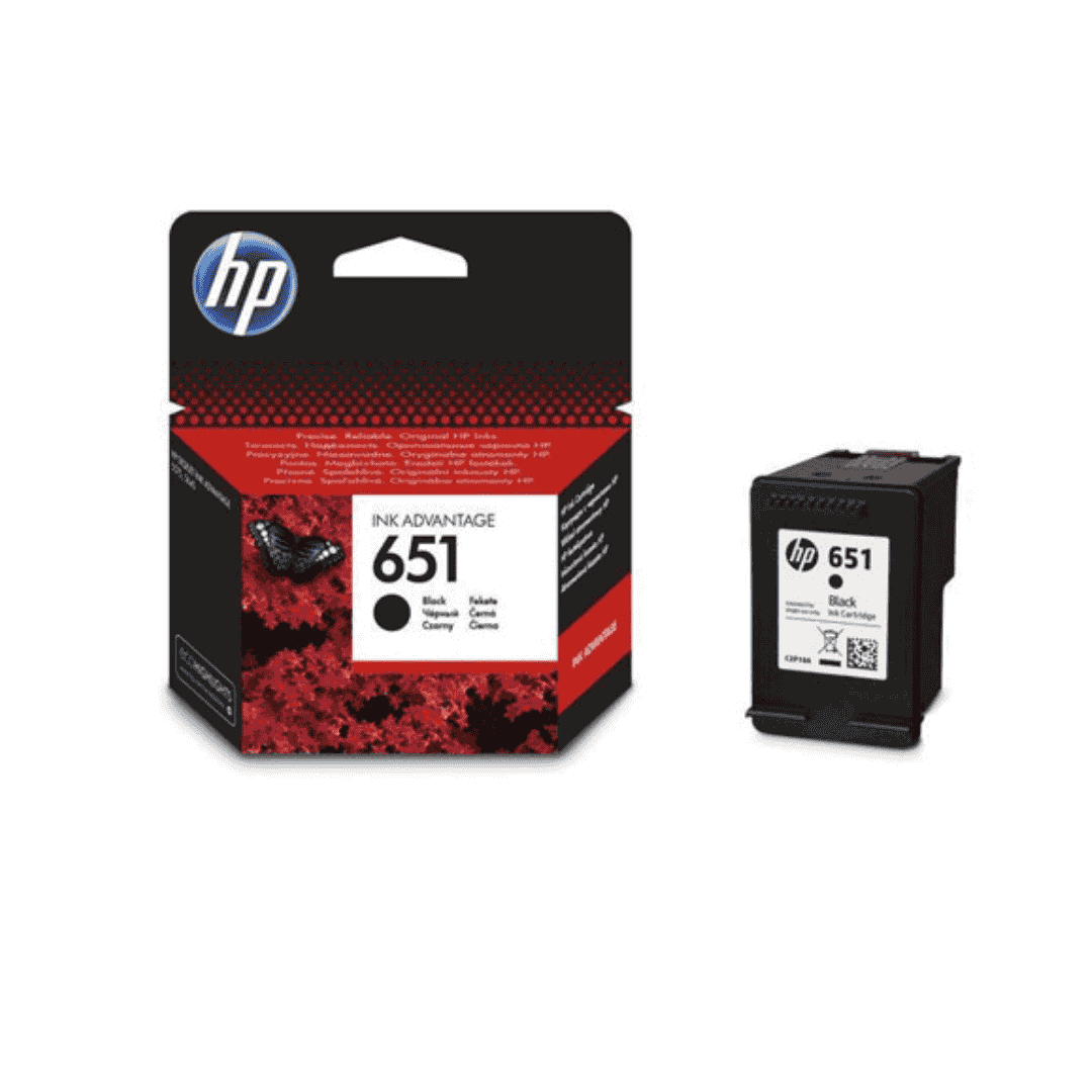 HP 651 Black Original Ink Advantage Cartridge (C2P10AE)