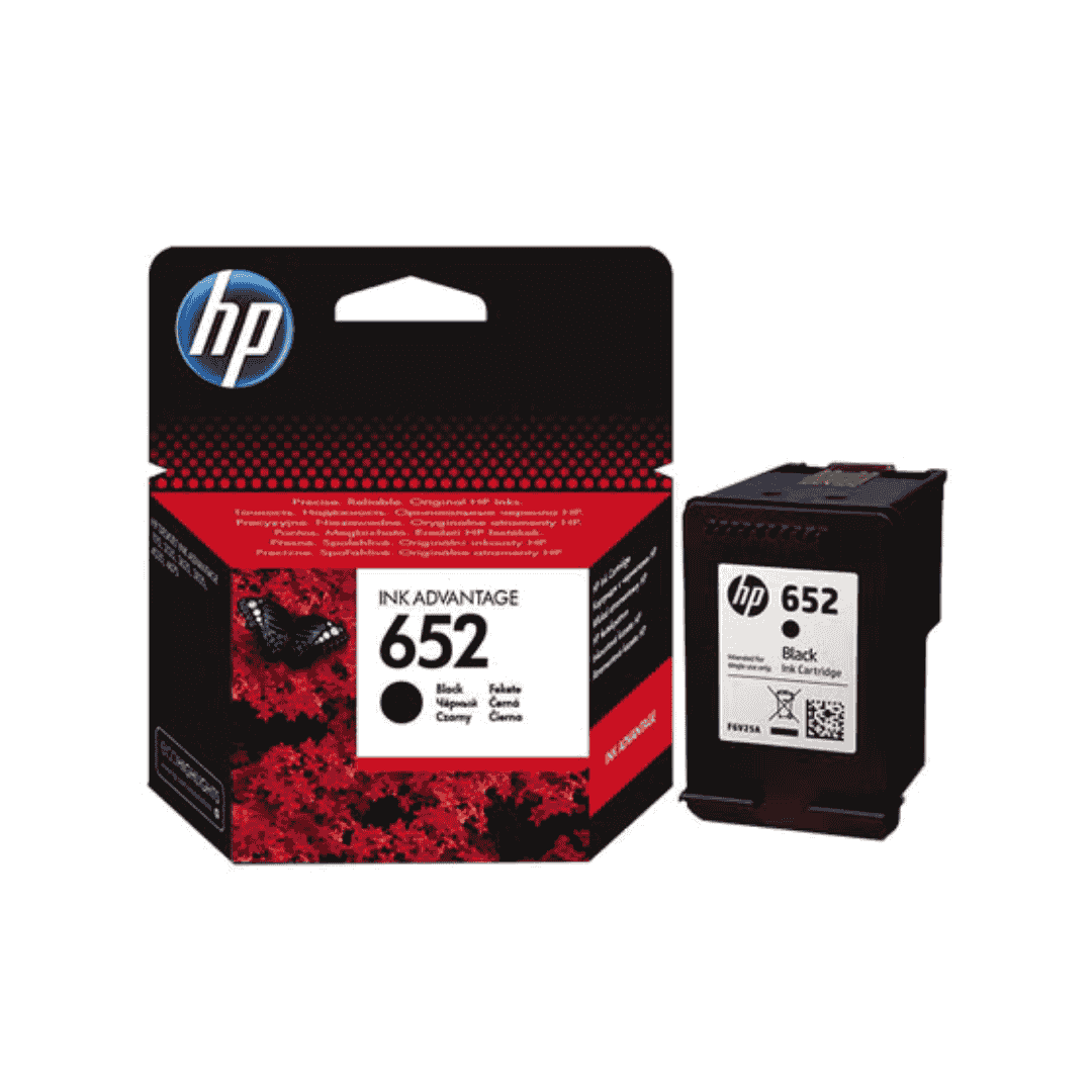 HP 652 Black Original Ink Cartridge [F6V25AE]