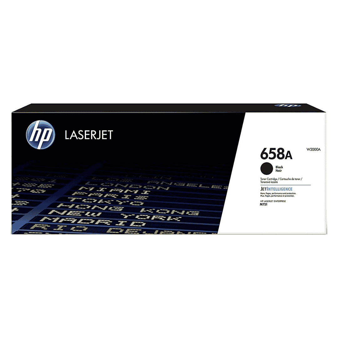 HP 658A - Black - original - LaserJet - toner cartridge (W2000A) - for Color LaserJet Enterprise M751dn, M751n