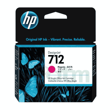 HP 712 Genuine Magenta DesignJet Ink Cartridge 3ED68A