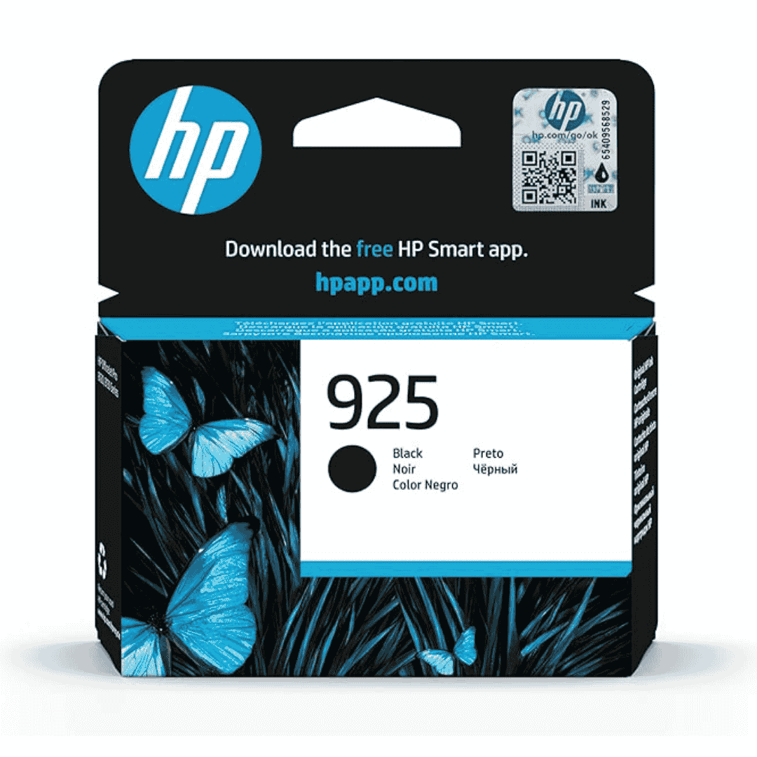 HP 925 Black Original Ink Cartridge (4K0V9PE)