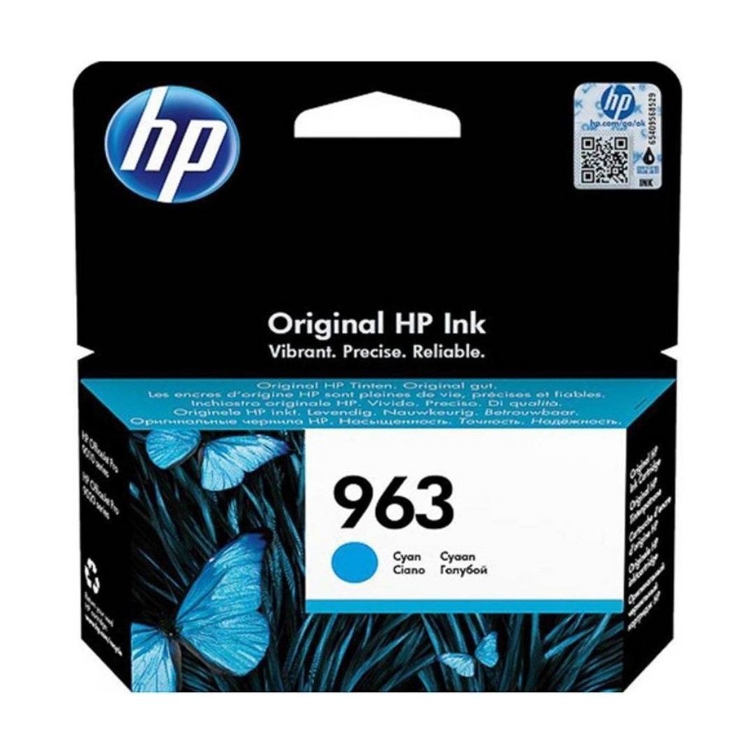 HP 963 Cyan Original Ink Cartridge-3JA23AE