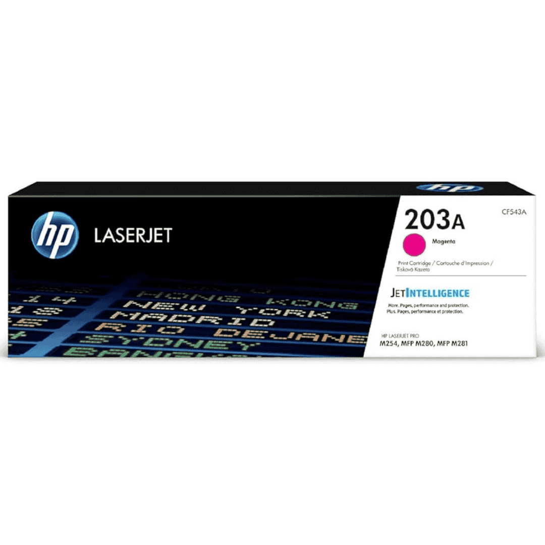 Hp 203A Original Laserjet Toner Cartridge, Magenta - Cf543A