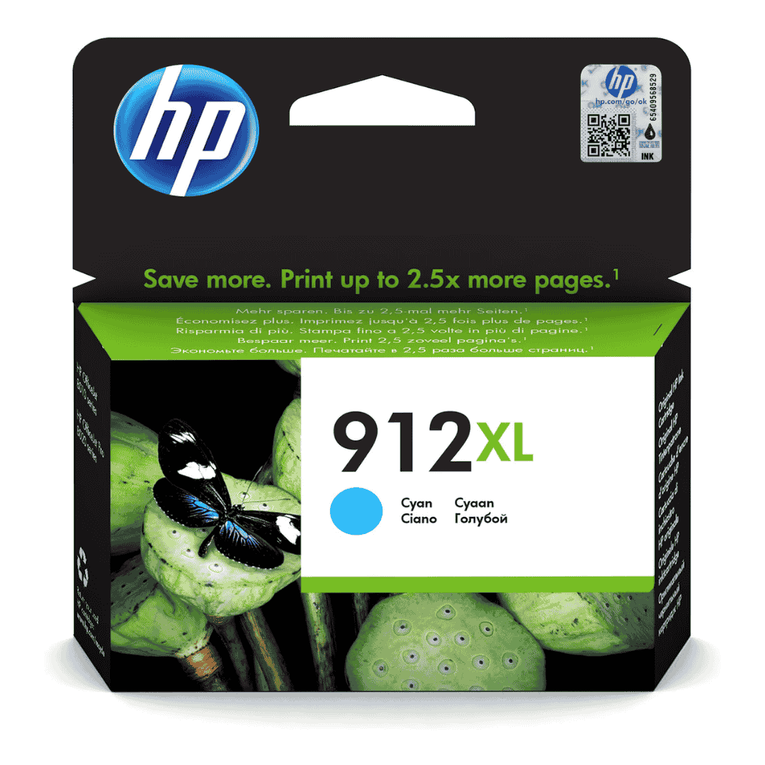Hp 912XL High Yield Original Ink Cartridge 3YL81AE Cyan