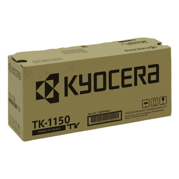 Kyocera TK‑1150 Black Toner Cartridge – Genuine, 3,000‑Page Yield