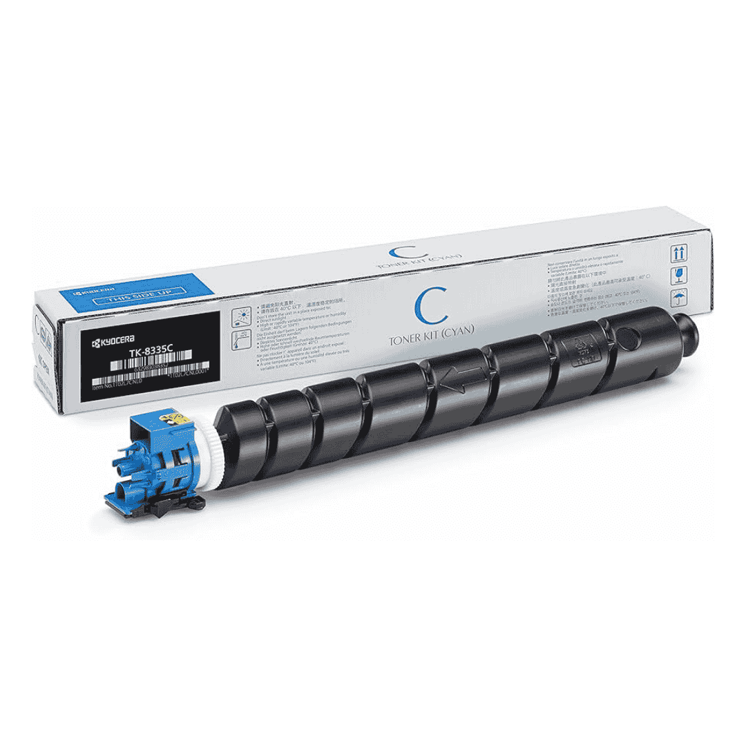 Kyocera Toner Cartridge TK-8335 C - CYAN - 12.000 Pages High Capacity Genuine Premium Printer Toner - 1T02L7CNL0 - T02L7CNL - for TASKalfa 3252ci