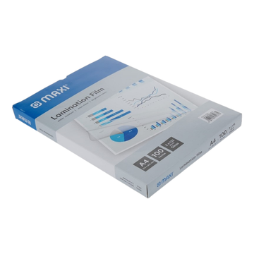 Maxi A4 Lamination Film – 125 Micron Thickness, 100 Sheets