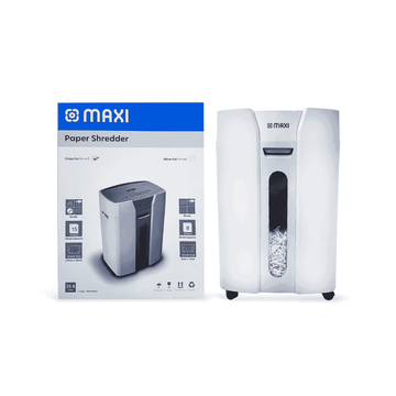 Maxi Cross Cut Shredder 150C 15 Sheets, Cross cut to shred paper, pins, cards, cds, staples