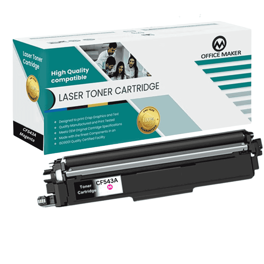 Office Maker Compatible Magenta Toner Cartridge (CF543A)