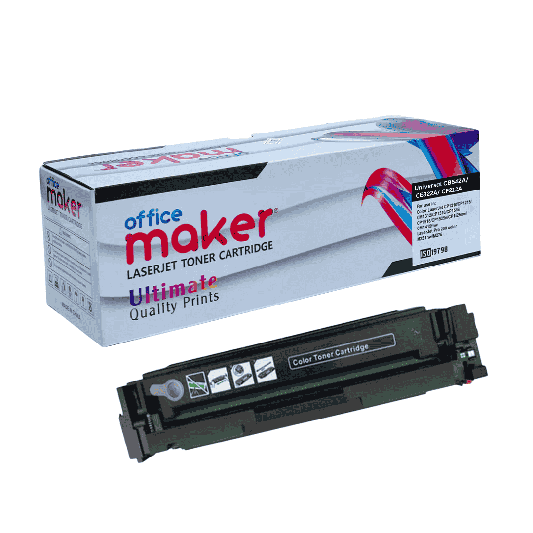 Office Maker Premium Compatible Toner for 131A (CF212A) Yellow